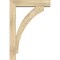 Ekena Millwork Thorton Block Rough Sawn Bracket w/ Offset Brace, Douglas Fir, 6"W x 26"D x 38"H BKT0604X26X38THR05RDF - alternate 3